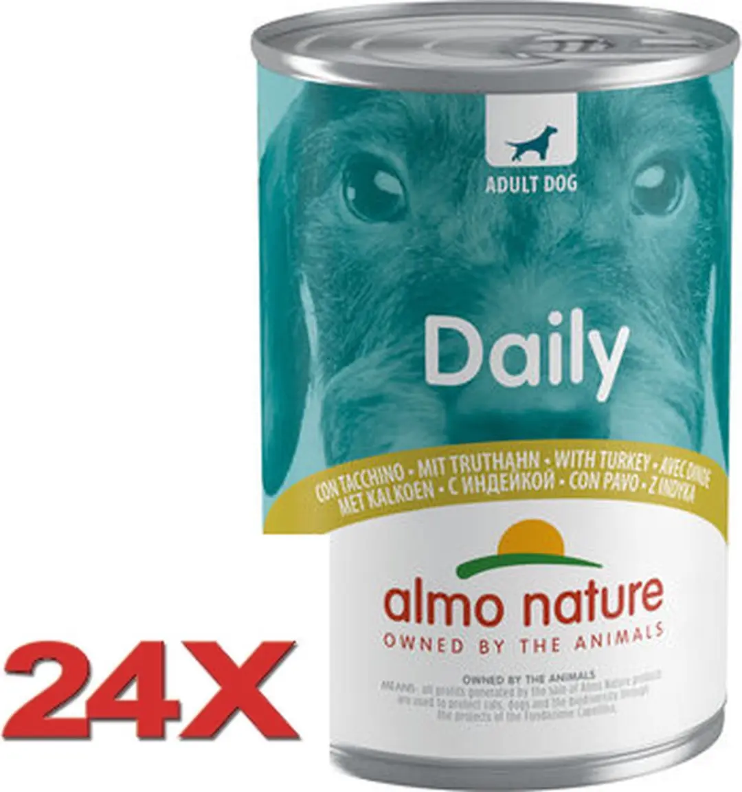 Almo Nature Dailymenu Hondenvoer Kalkoen 24x400g