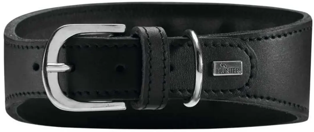 Hunter Windhonden Halsband Super Soft Zwart