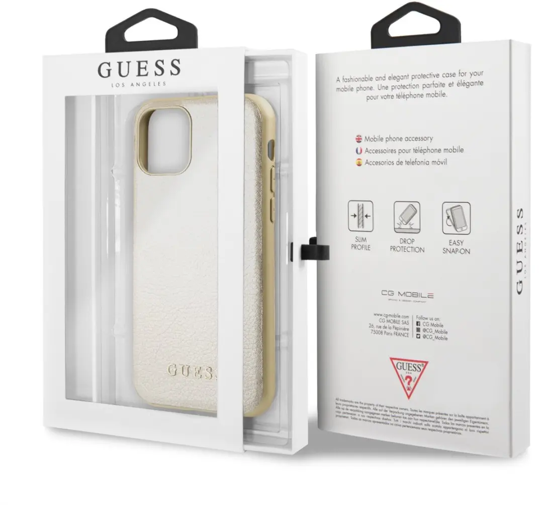 GUESS iPhone 11 Hoesje - Effen Goud - S212-2 - afbeelding 6 van 6