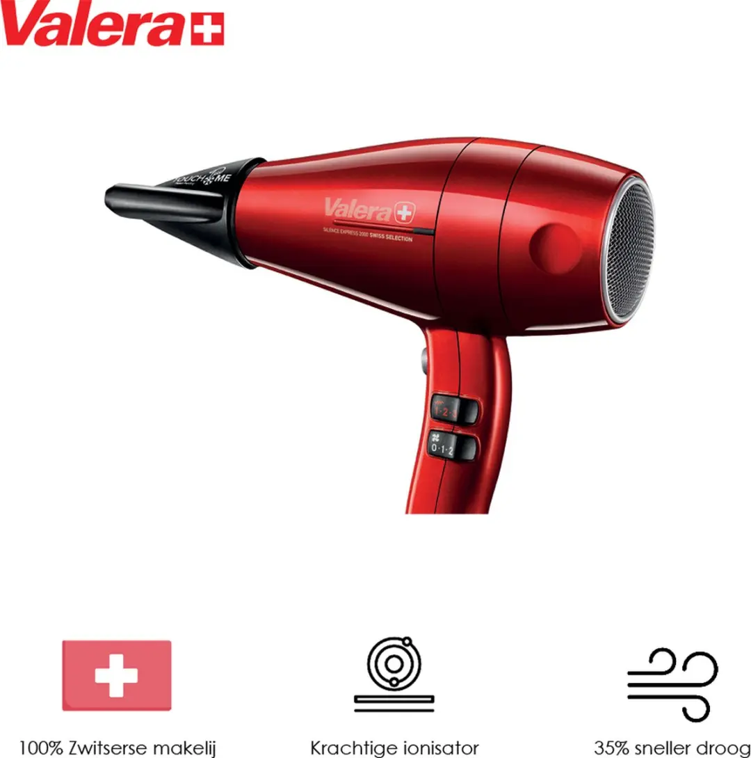 Valera Silence Express 2000 Haardroger 2000W - Rood