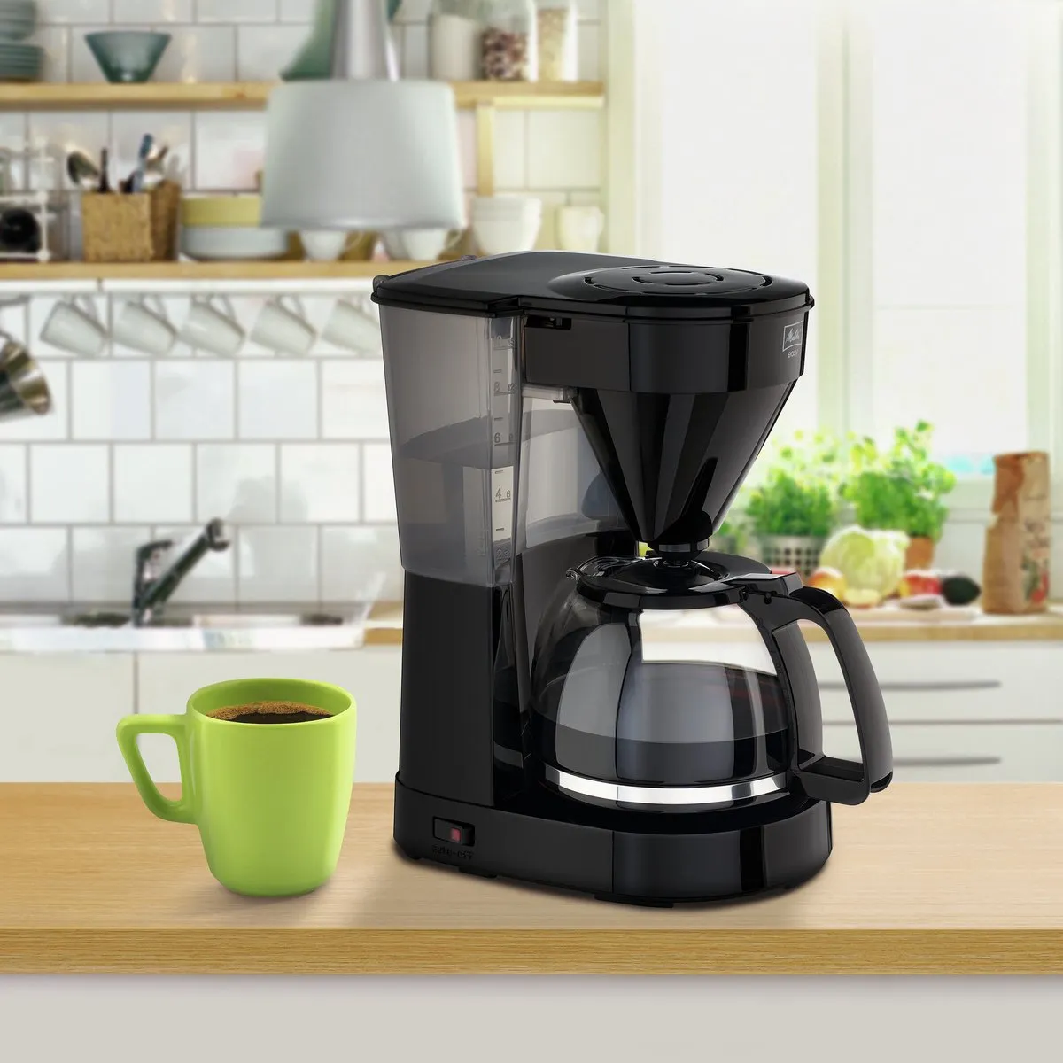 Melitta Easy II 1023-02 Koffiezetapparaat 10 Kopjes - 1,25L - Zwart