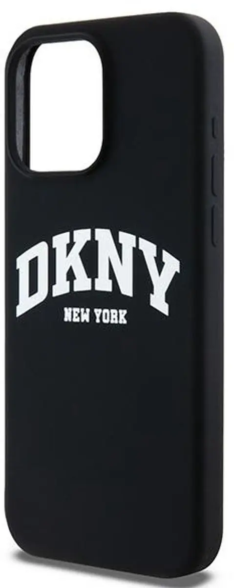 DKNY Silicone Arch Logo Back Case - iPhone 13 Pro Max - Zwart
