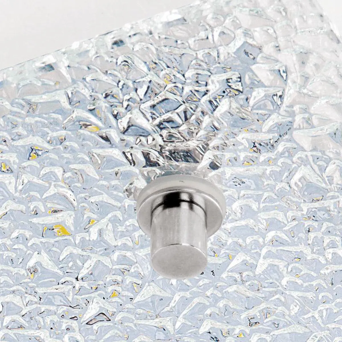 Eglo Priola LED Plafonnière 28x28cm - Wit/Chroom