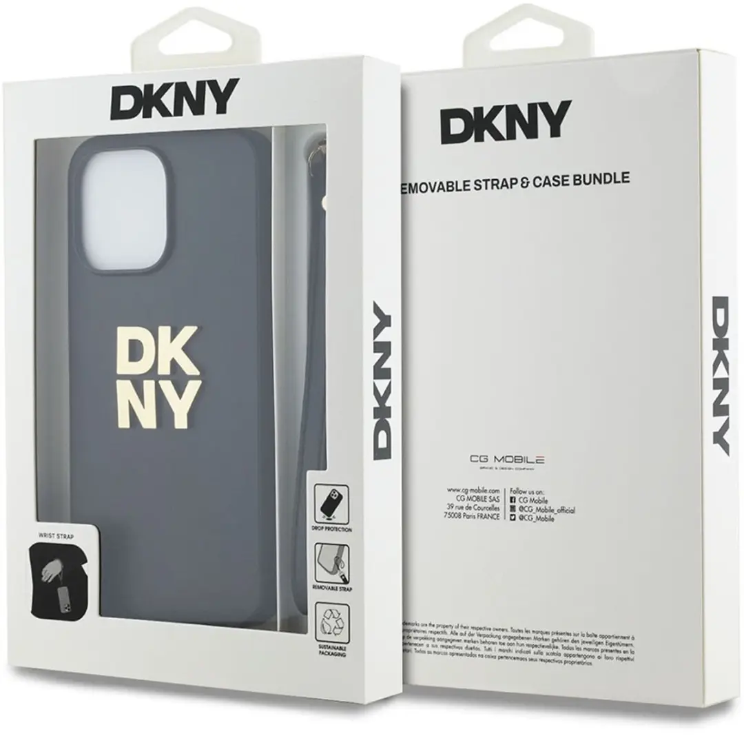 DKNY Hoesje iPhone 14 Pro Max - Zwart - DKHCP14XPBSWSK
