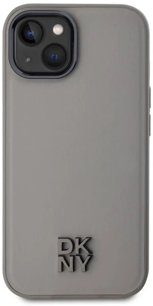 DKNY Hoesje iPhone 15 MagSafe - Grijs DKHMP15SPSMCSLE