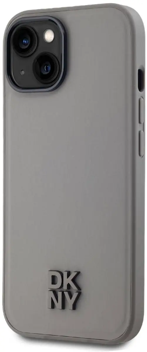DKNY Hoesje iPhone 15 MagSafe - Grijs DKHMP15SPSMCSLE