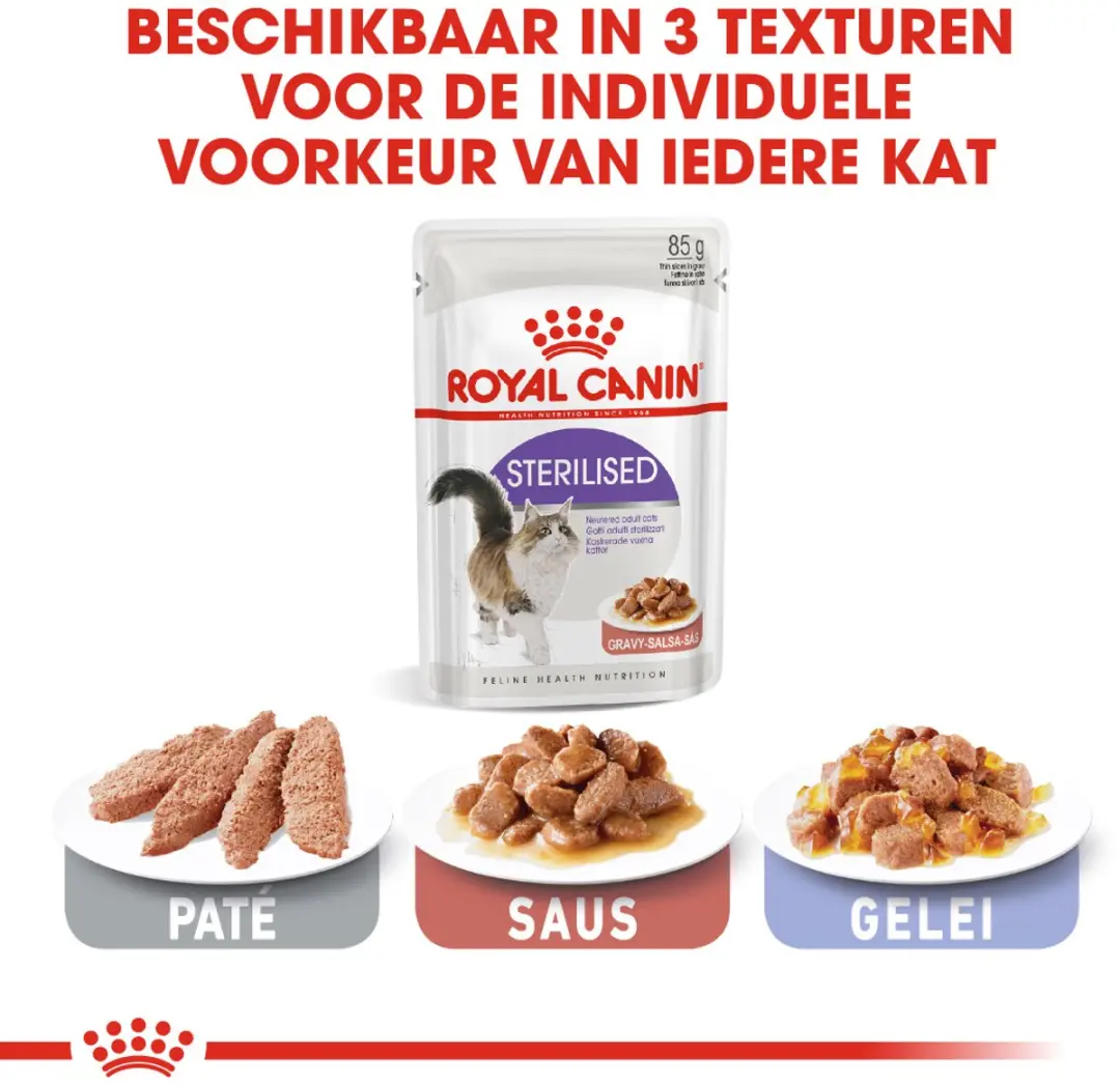 Royal Canin Sterilised in Gravy - 24x85g