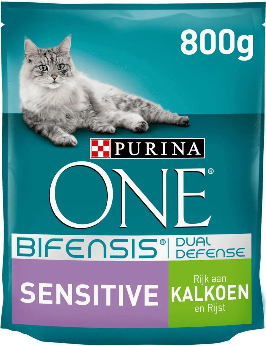 Purina ONE Sensitive Kalkoen & Rijst