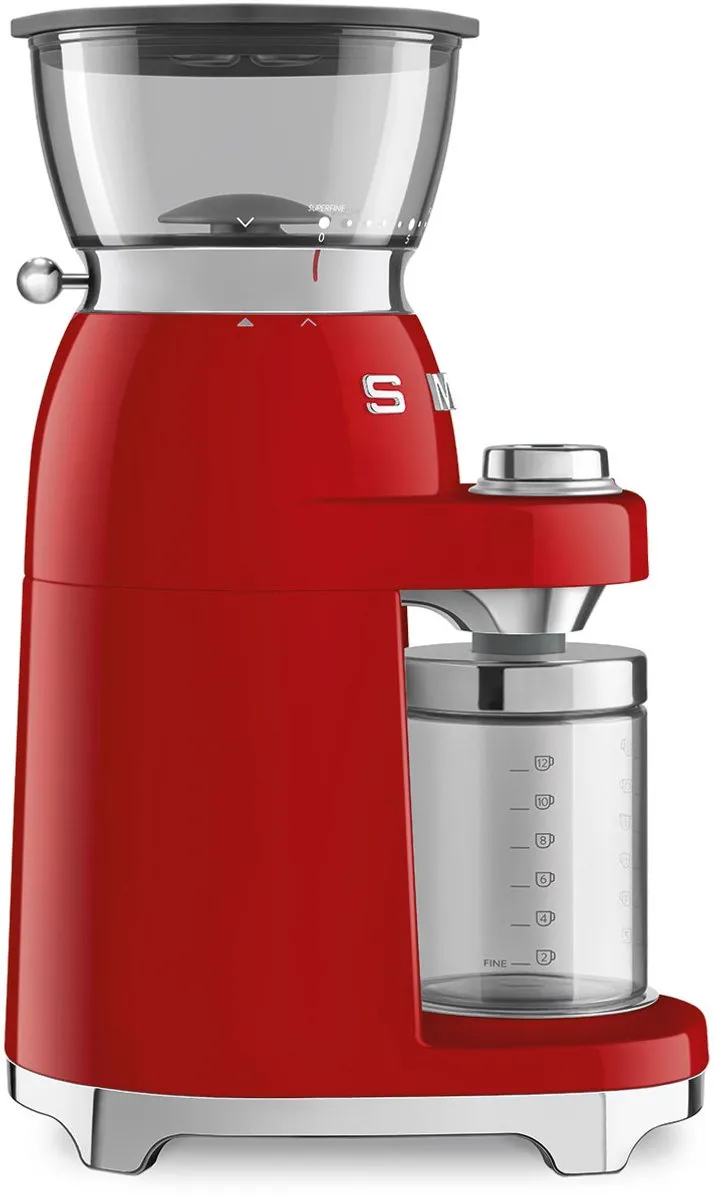 SMEG CGF03RDEU - Elektrische Koffiemolen - Jaren 50 - Rood