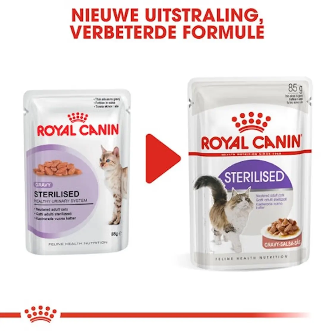 Royal Canin Sterilised in Gravy Katten Natvoer - 36 Stuks - afbeelding 6 van 6