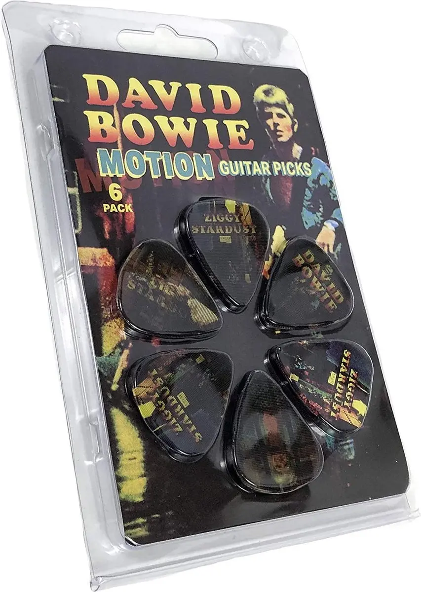 Perris David Bowie Plectrum Medium Motion 0.71mm - 6 Stuks