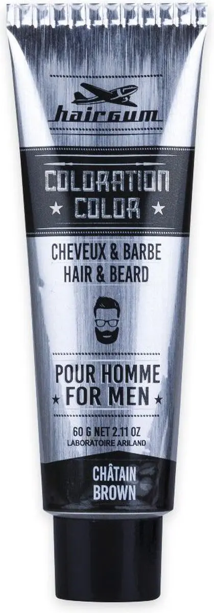 Hairgum COLORATION Bruin Nº4 Permanente Kleur 60g
