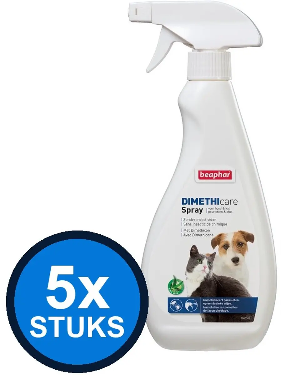 Beaphar Dimethicare Spray Hond/Kat 500ml