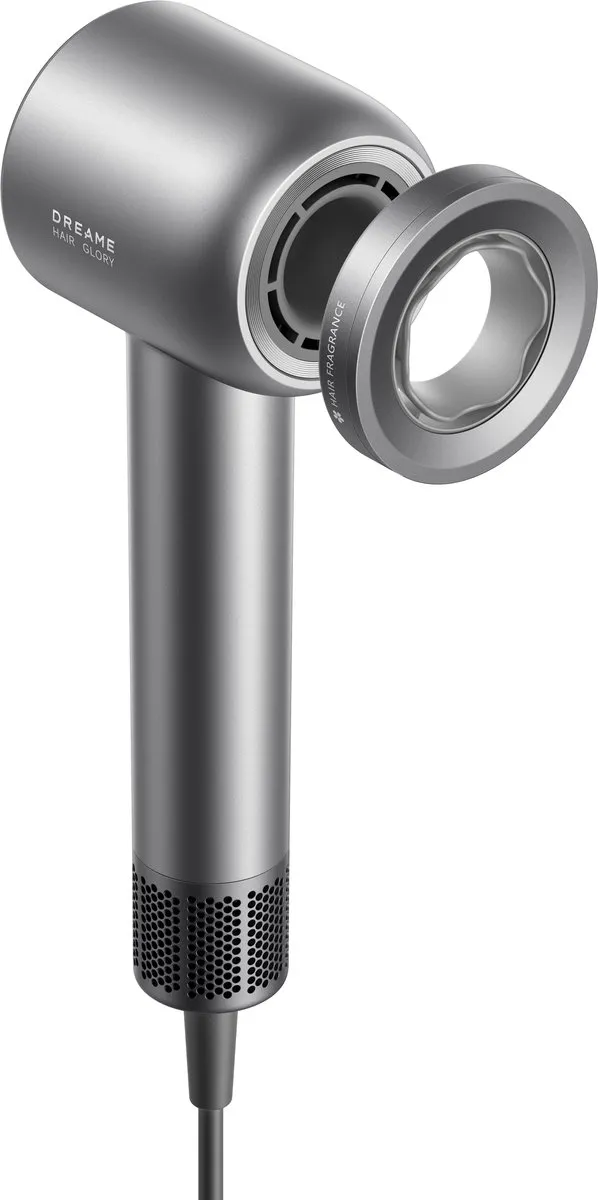 Dreame Hair Glory Mix - Professionele Föhn met Iontechnologie - Geurverspreider en Temperatuursensor - 1600W - Voor Glad, Glanzend en Pluisvrij Haar - Zwart