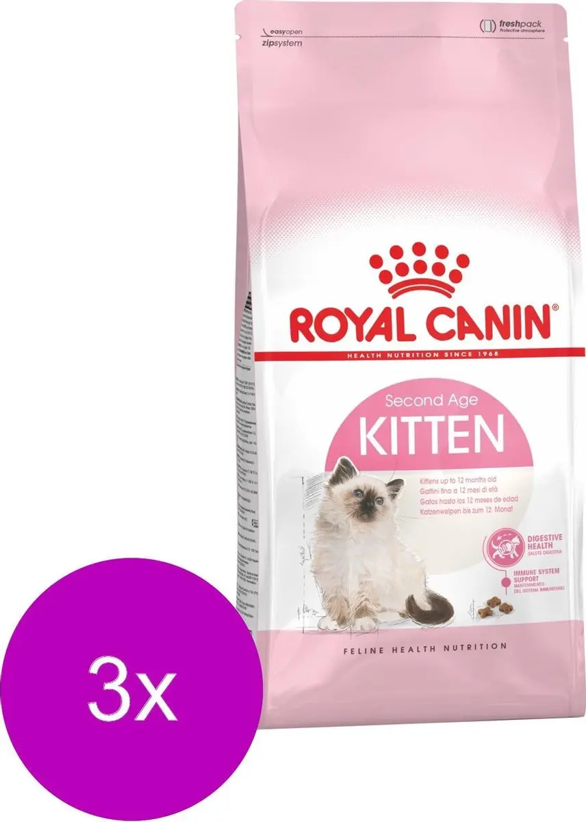 Royal Canin Kitten Kattenvoer - 3x2kg
