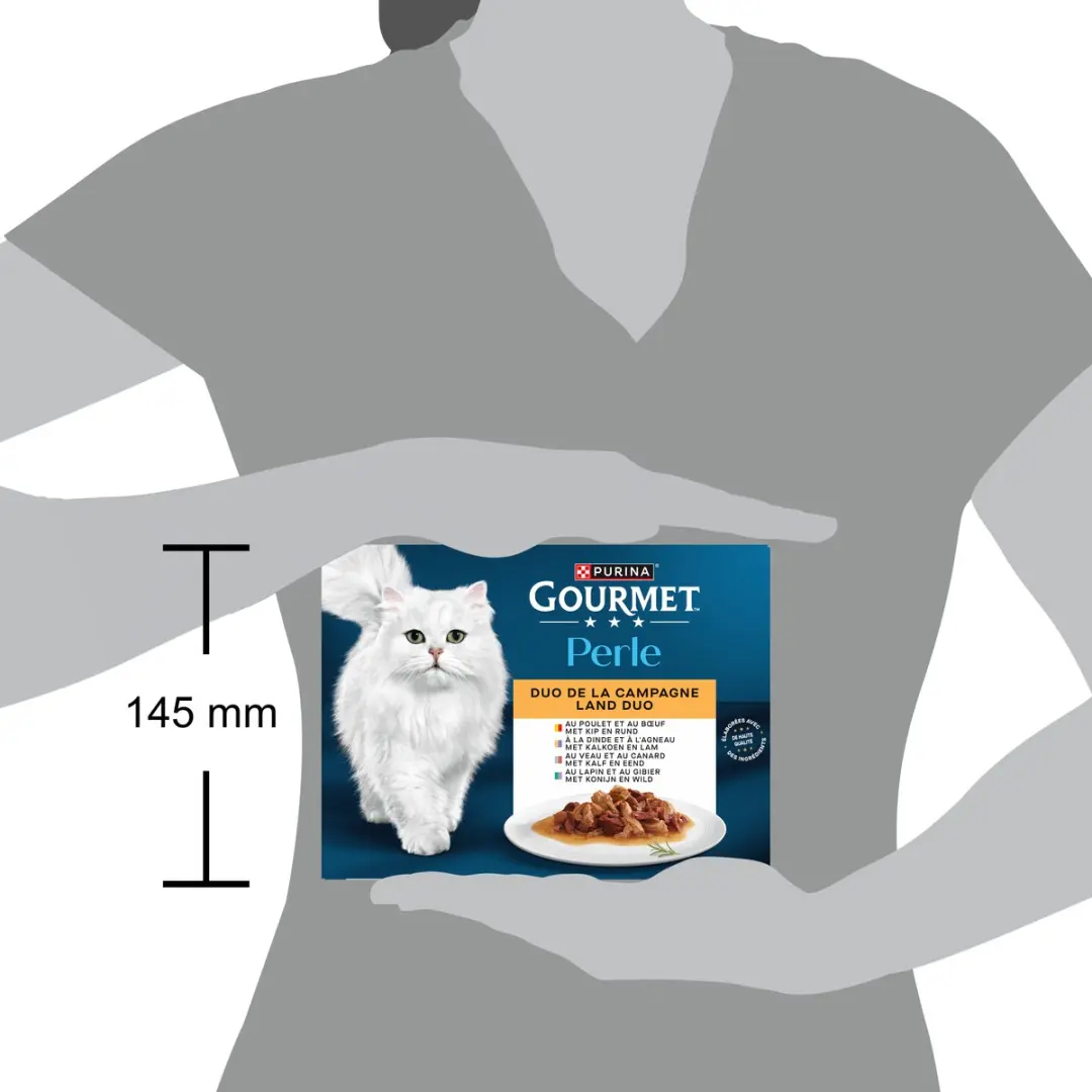 Gourmet Perle Duo Natvoer Kattenvoer - 48 Stuks