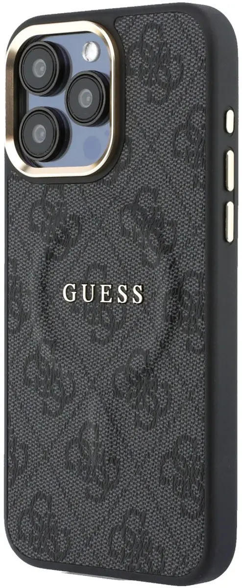 GUESS Telefoonhoesje iPhone 15 Pro Max - MagSafe - Zwart