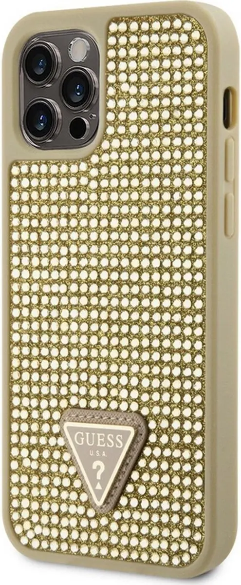 GUESS GUHCP12LHDGTPD Hoesje - iPhone 12 Pro Max - Goud