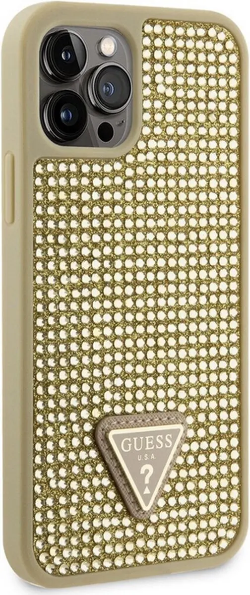 GUESS GUHCP12LHDGTPD Hoesje - iPhone 12 Pro Max - Goud