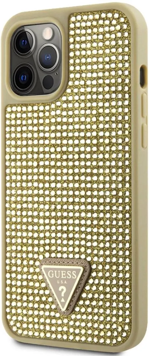 GUESS GUHCP12LHDGTPD Hoesje - iPhone 12 Pro Max - Goud