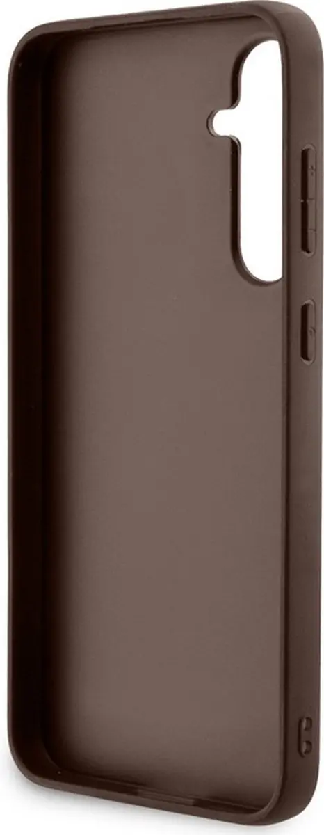 GUESS 4G Metal Logo Hoesje - Samsung Galaxy S23 FE - Bruin - afbeelding 3 van 6