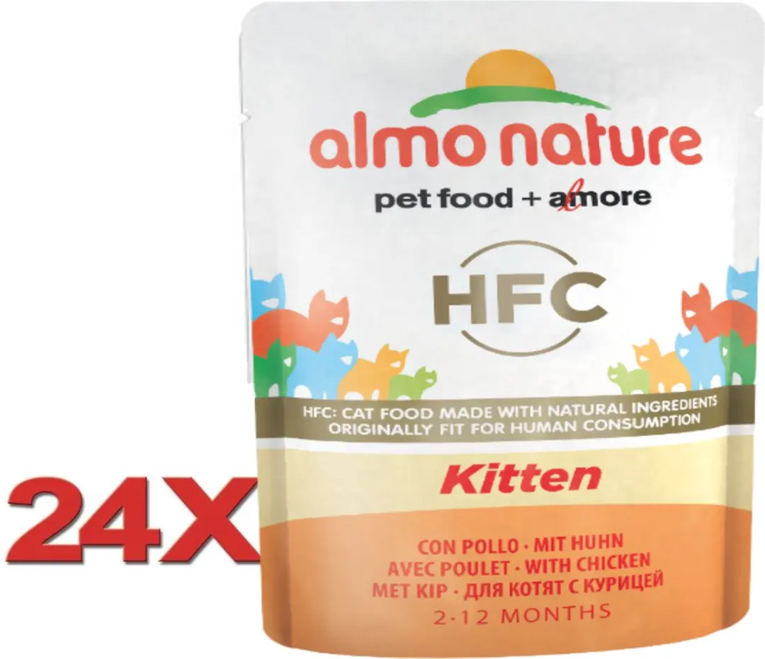 Almo Nature Cuisine Maaltijdzakje Kitten 24x55g