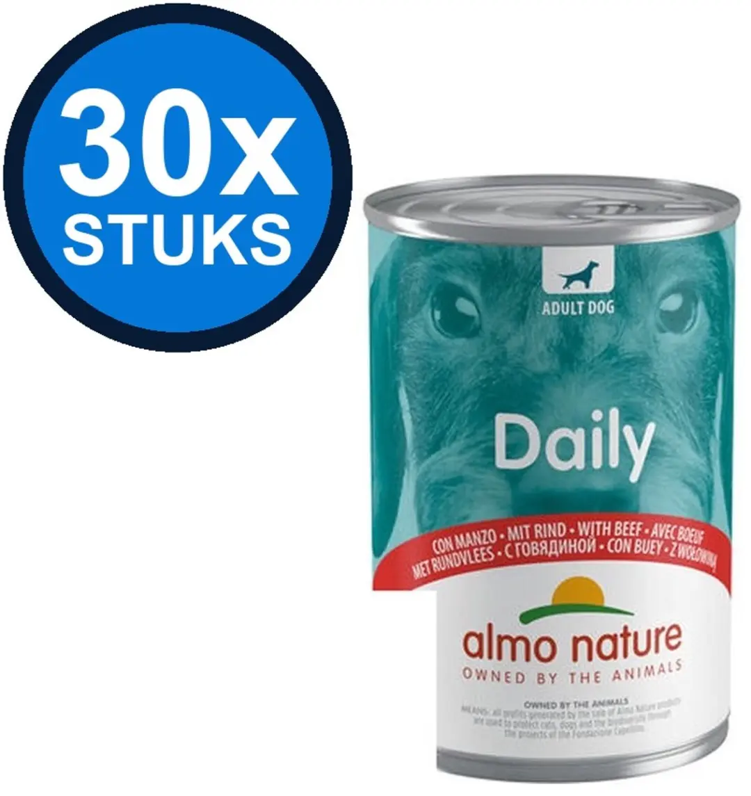 Almo Nature Daily Rund Natvoer Blik 400g