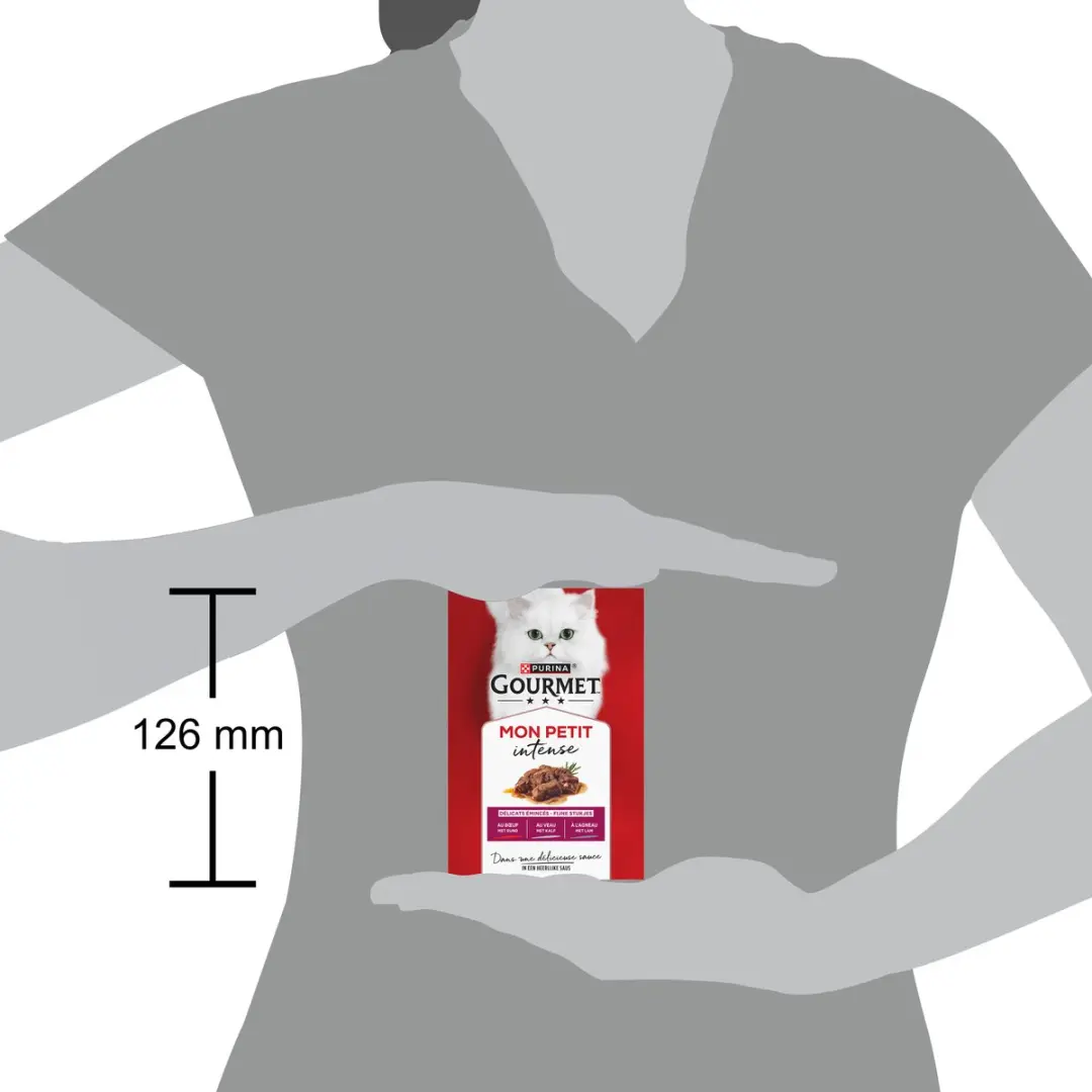 Gourmet Mon Petit Intense Natvoer Kattenvoer - 48 x 50g