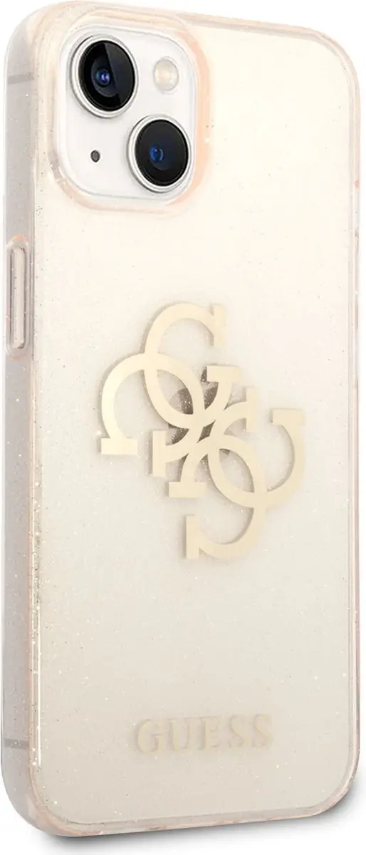 GUESS GUHCP14L4GGOG TPU Hoesje iPhone 14 Plus - Goud