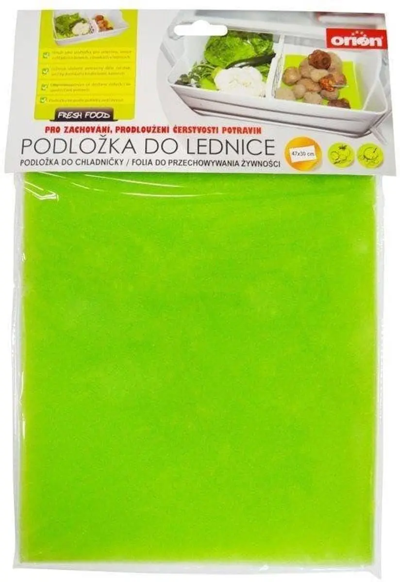Orion Antibacteriële Koelkastmat 47x30cm - Groen