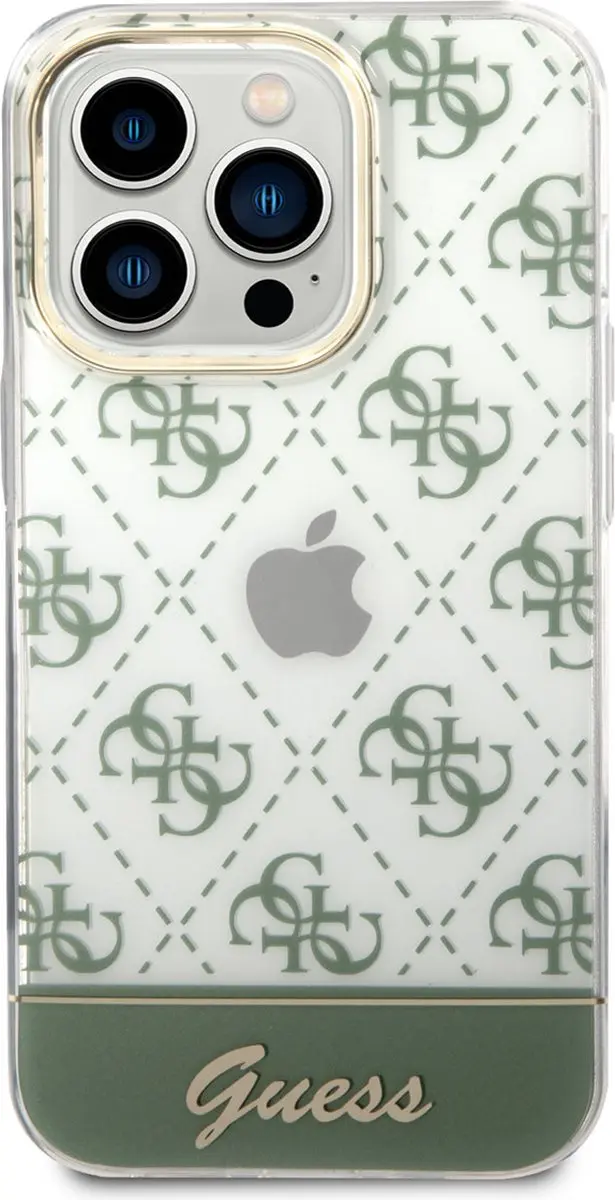 GUESS iPhone 14 Pro TPU-hoesje Groen - MagSafe