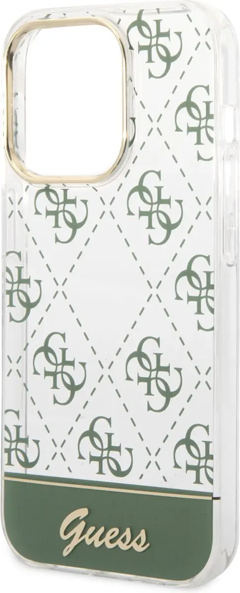GUESS iPhone 14 Pro TPU-hoesje Groen - MagSafe