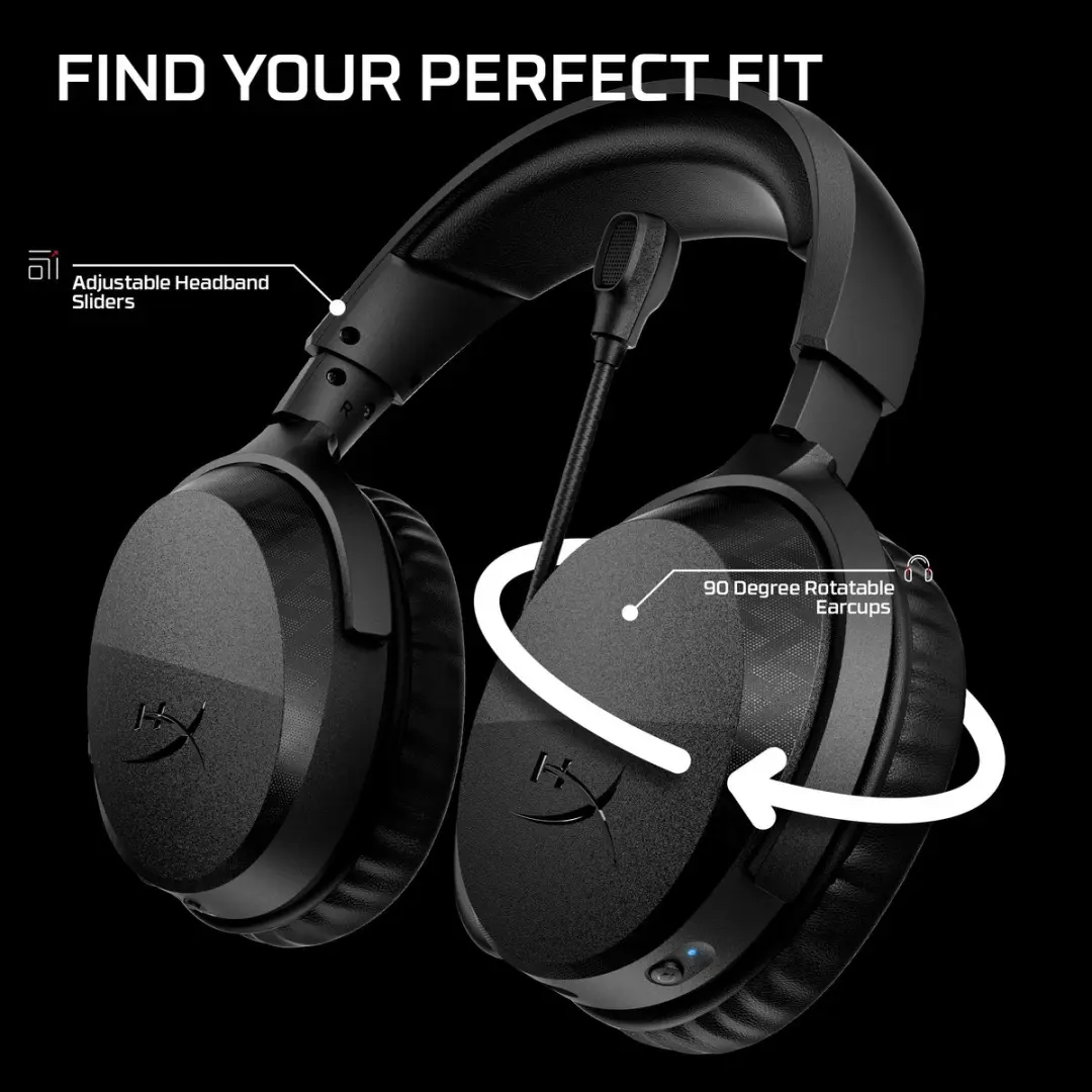 HyperX Cloud Stinger 3 BS1T9AA Draadloze Headset - Noise Cancelling - 80 uur
