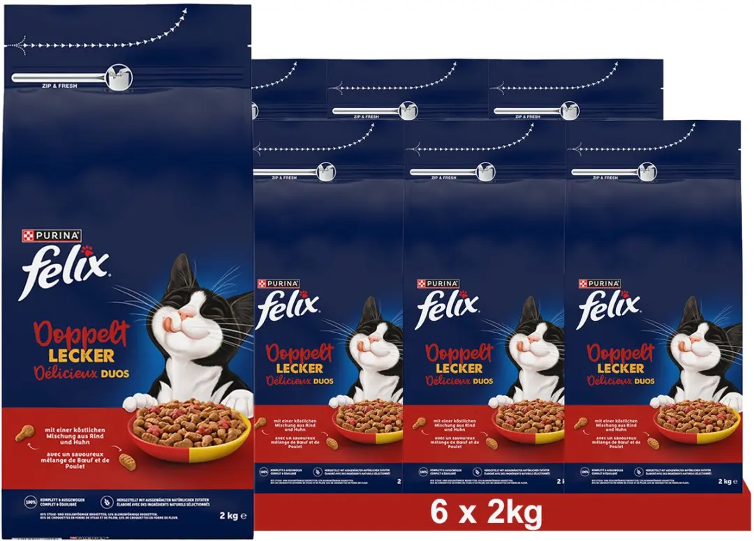 Felix Dubbel Lekker Rund Droogvoer