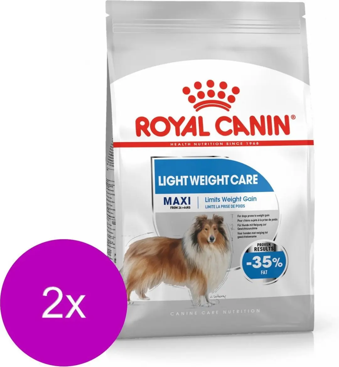 Royal Canin Light Weight Care Maxi Hondenvoer - 2x3kg