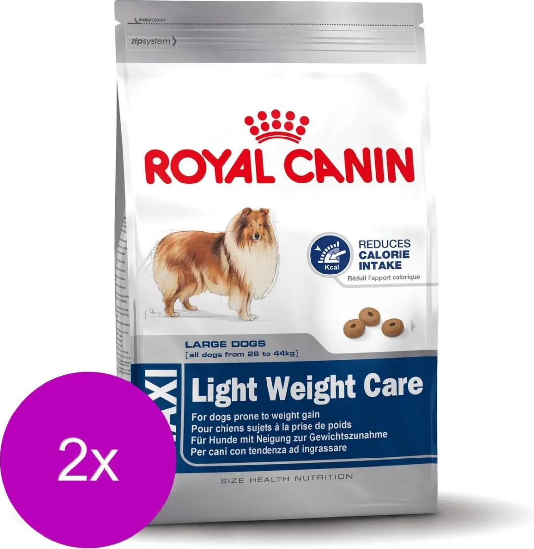 Royal Canin Light Weight Care Maxi Hondenvoer - 2x3kg