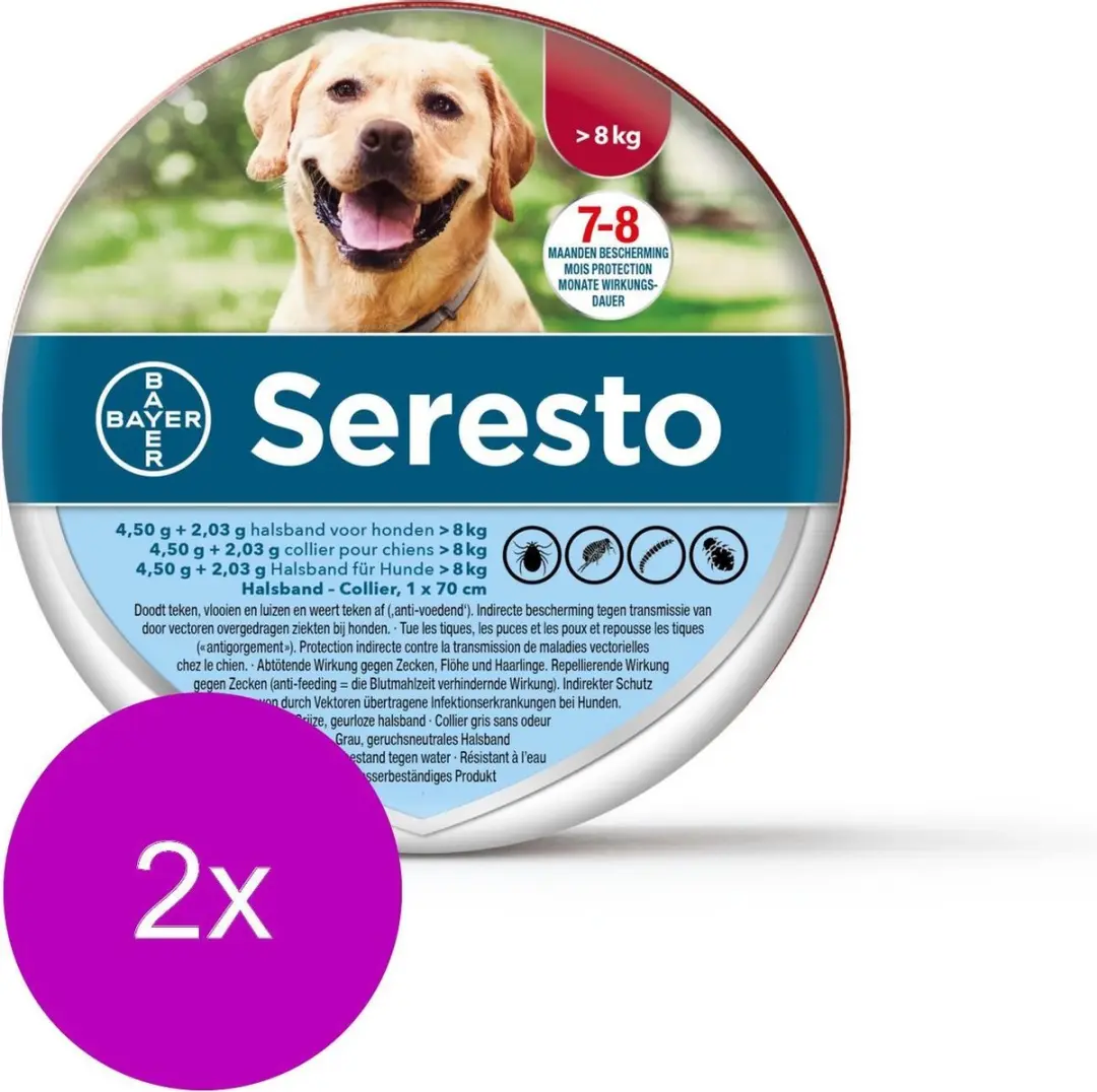 Seresto Teken- en Vlooienband Large