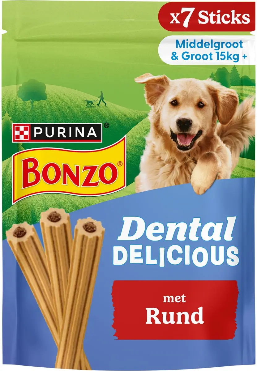 Bonzo Dental Delicious Medium Rund - 6x200g