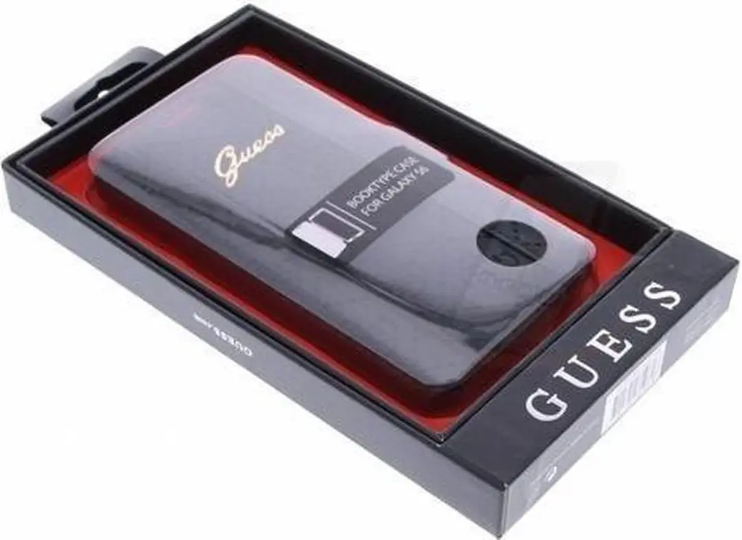 GUESS Galaxy S6 Folio Hoesje - Zwart - GUEGUFLBKS6SCBK