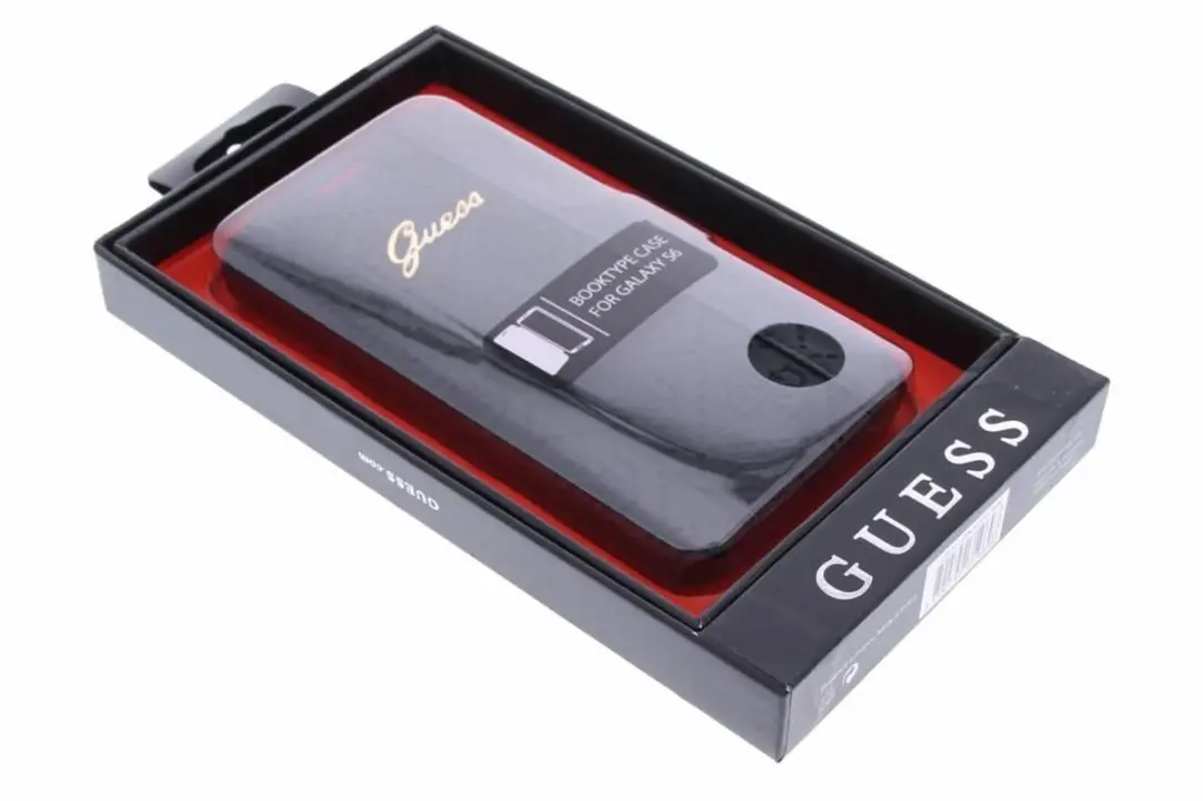 GUESS Galaxy S6 Folio Hoesje - Zwart - GUEGUFLBKS6SCBK - afbeelding 6 van 6