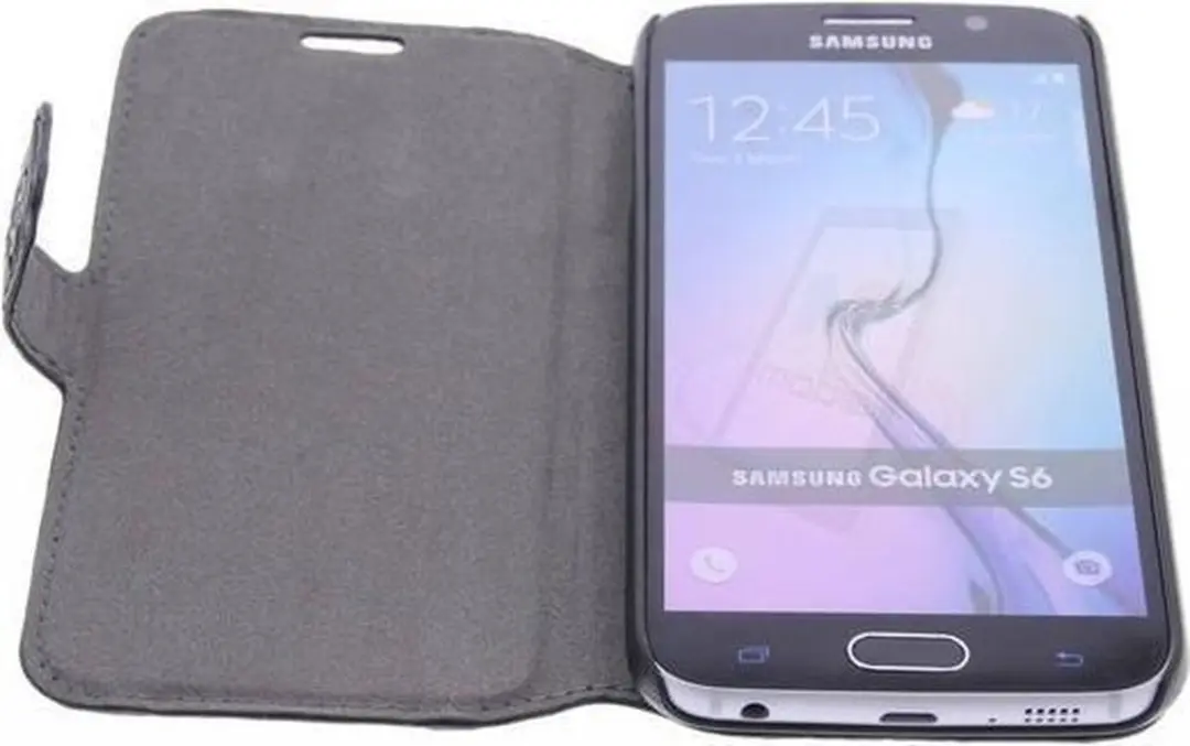 GUESS Galaxy S6 Folio Hoesje - Zwart - GUEGUFLBKS6SCBK