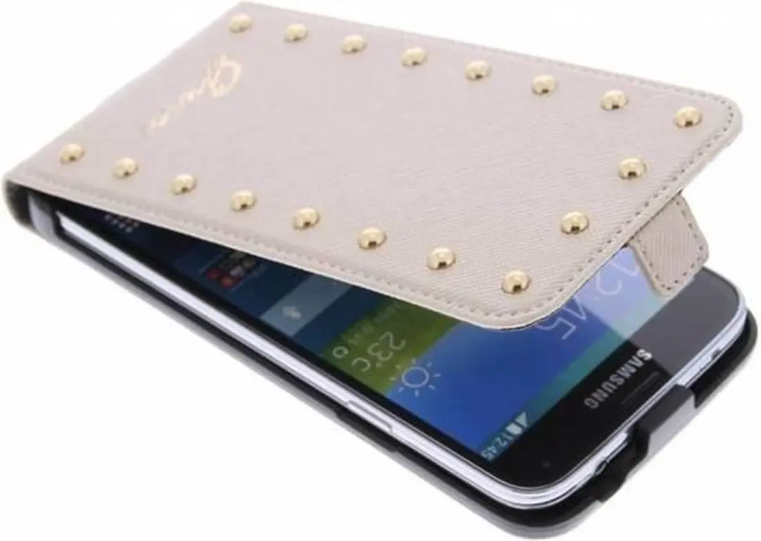 Guess Studded Collection Hoesje Samsung Galaxy S5 - Bruin - afbeelding 4 van 5