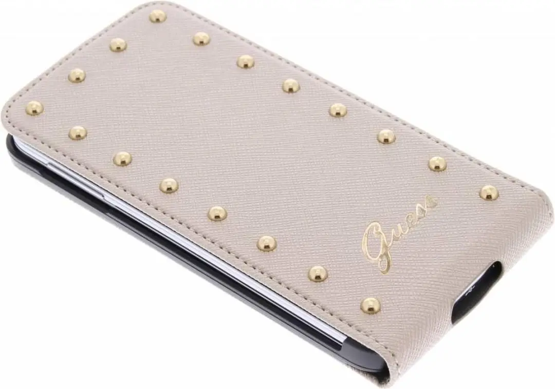 Guess Studded Collection Hoesje Samsung Galaxy S5 - Bruin - afbeelding 3 van 5