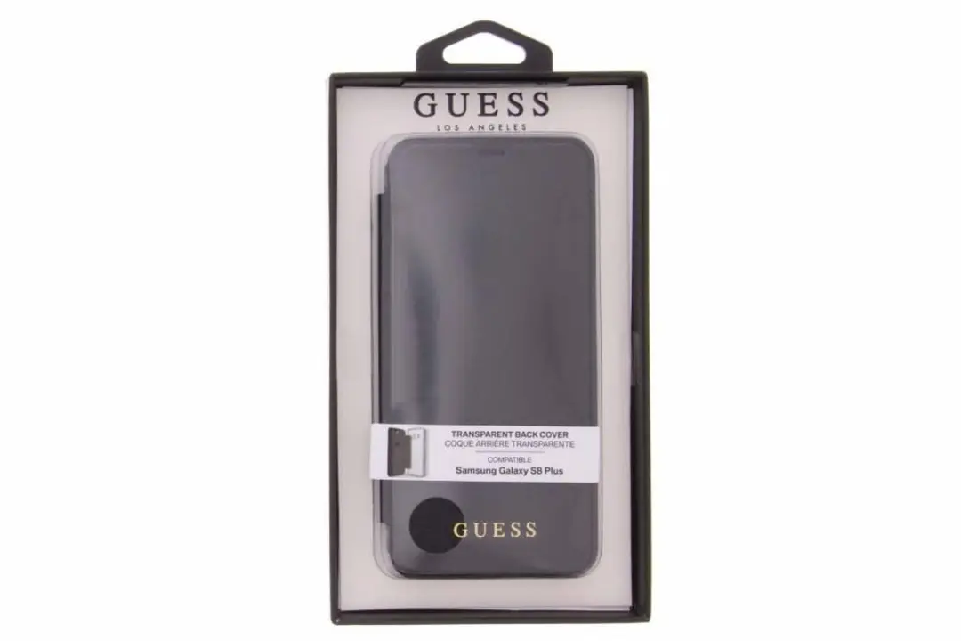 GUESS IriDescent Book Case Samsung Galaxy S8+ - 2 Stuks - Zwart - afbeelding 5 van 6