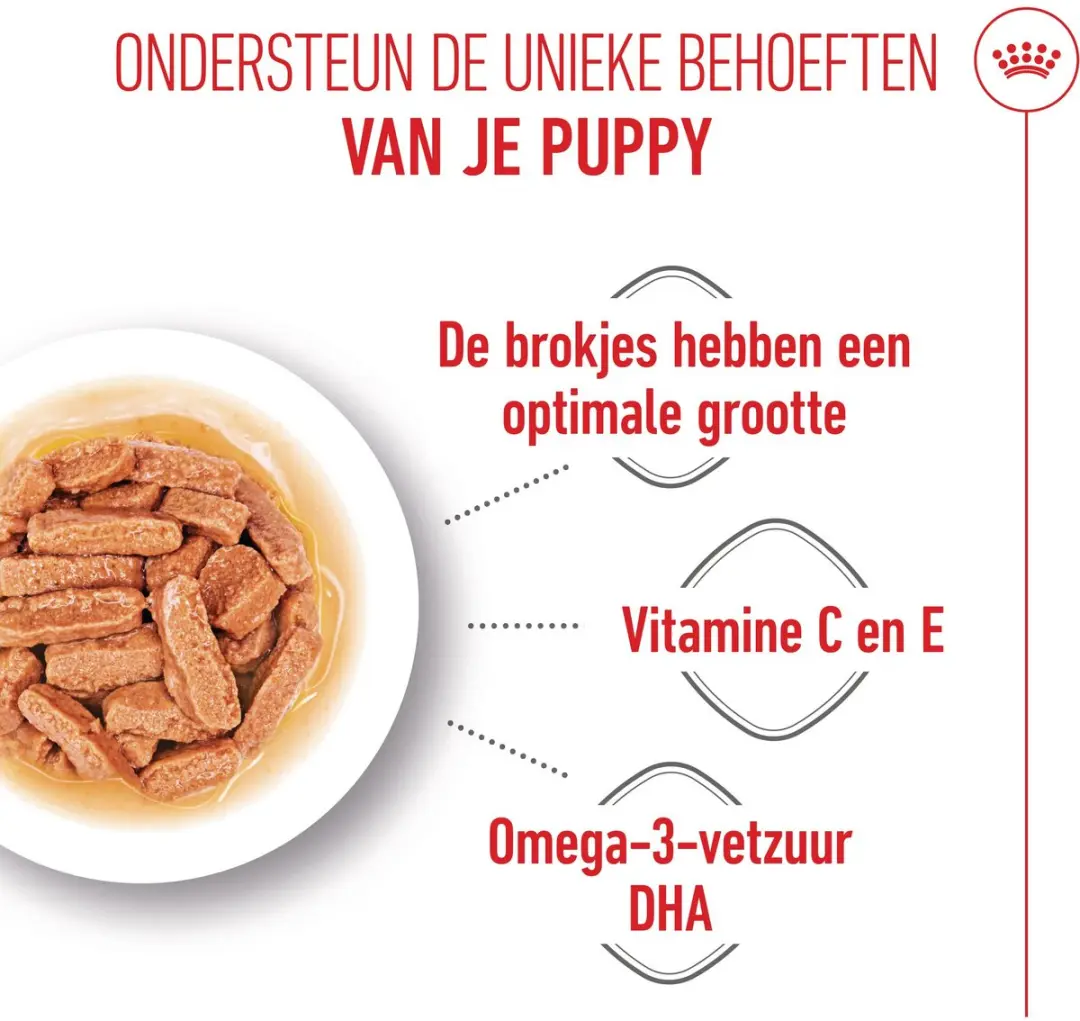 Royal Canin Medium Puppy Natvoer - 10x140g