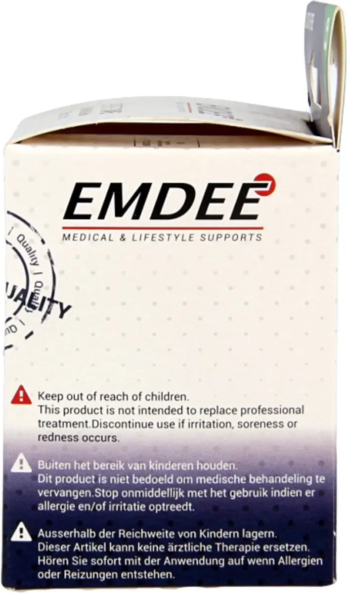 Emdee Sporttape 3.8cm x 10m Huidkleur - afbeelding 6 van 6