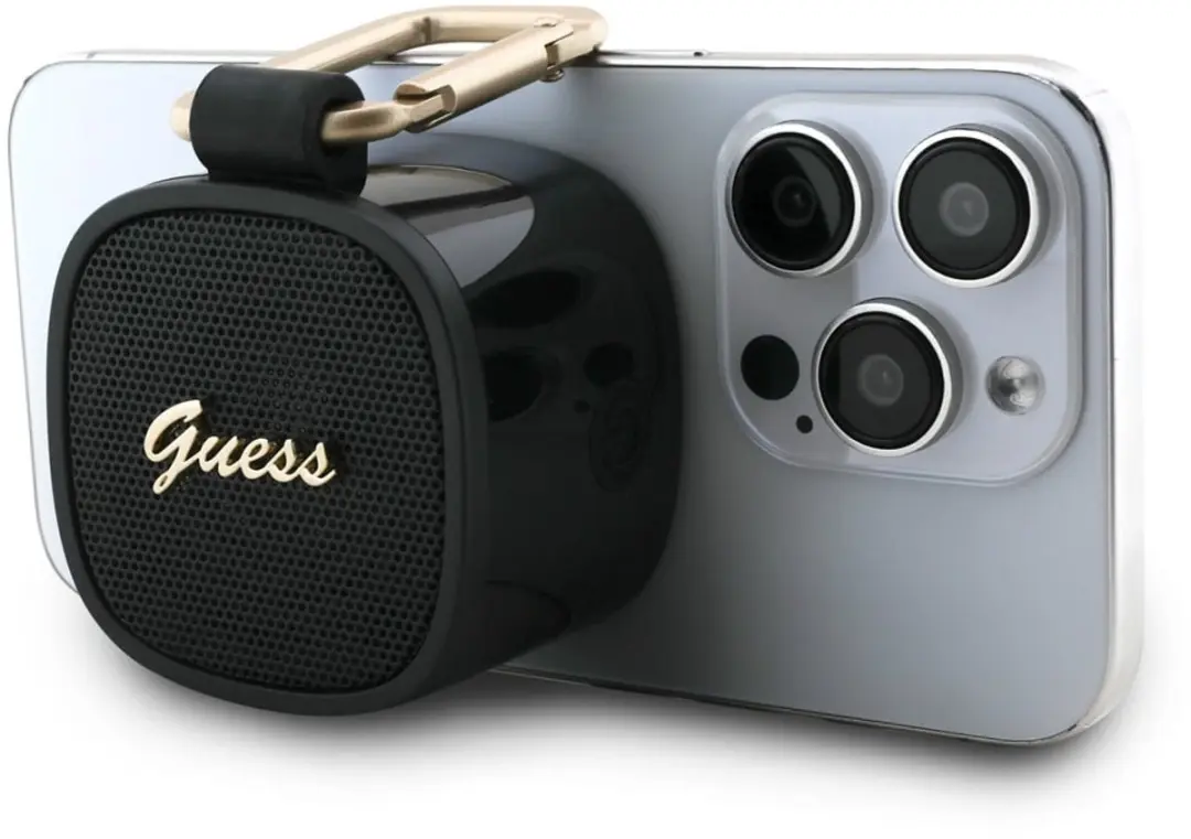 Guess Draadloze Over-Ear Koptelefoon met Bluetooth Speaker - Zwart