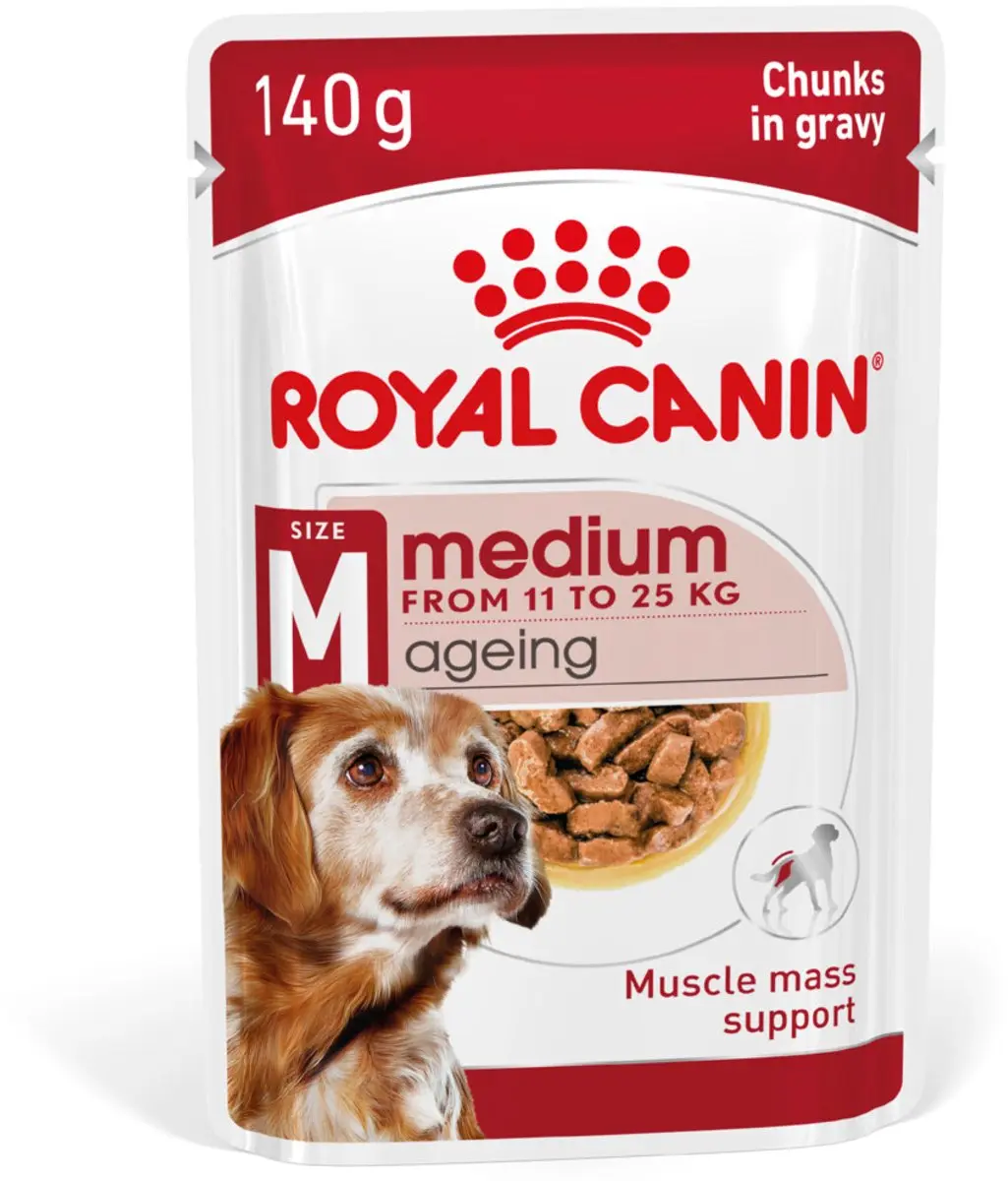 Royal Canin Medium Ageing 10+ Hondenvoer Nat - 40x140g - afbeelding 6 van 6