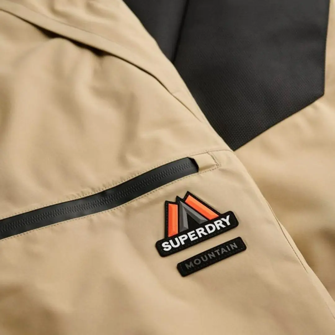 Superdry Ski Shell Skibroek Heren XXL - Beige - afbeelding 6 van 6