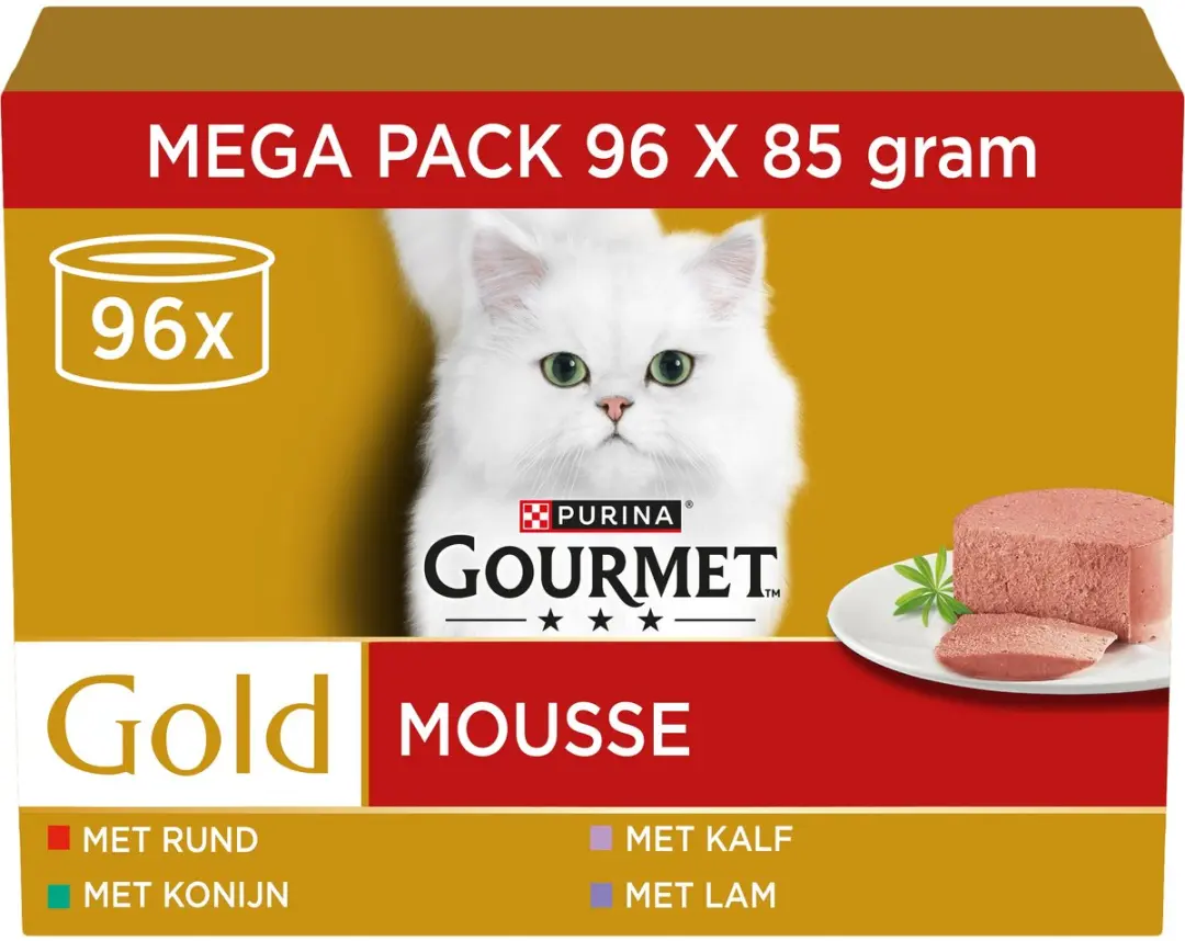 Gourmet Gold Mousse Kattenvoer Natvoer
